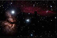 Flame and Horsehead Nebulae, IC 434